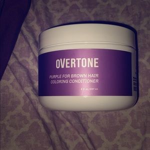 Overtone purple for brown hair color conditioner